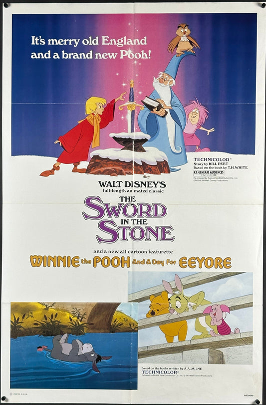 The Sword In The Stone / Winnie The Pooh And A Day For Eeyore - posterpalace.com