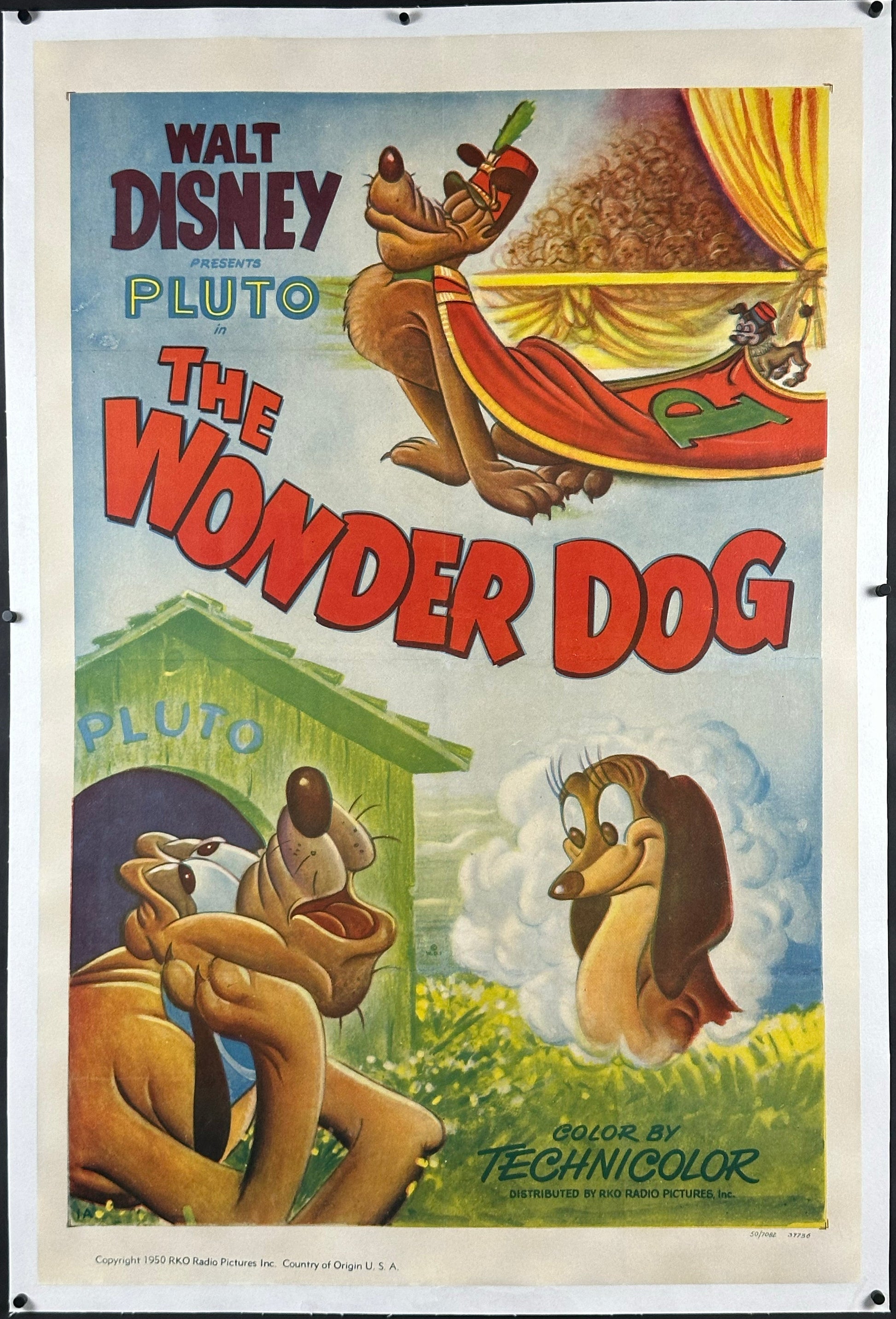 Walt Disney's Pluto The Wonder Dog - posterpalace.com