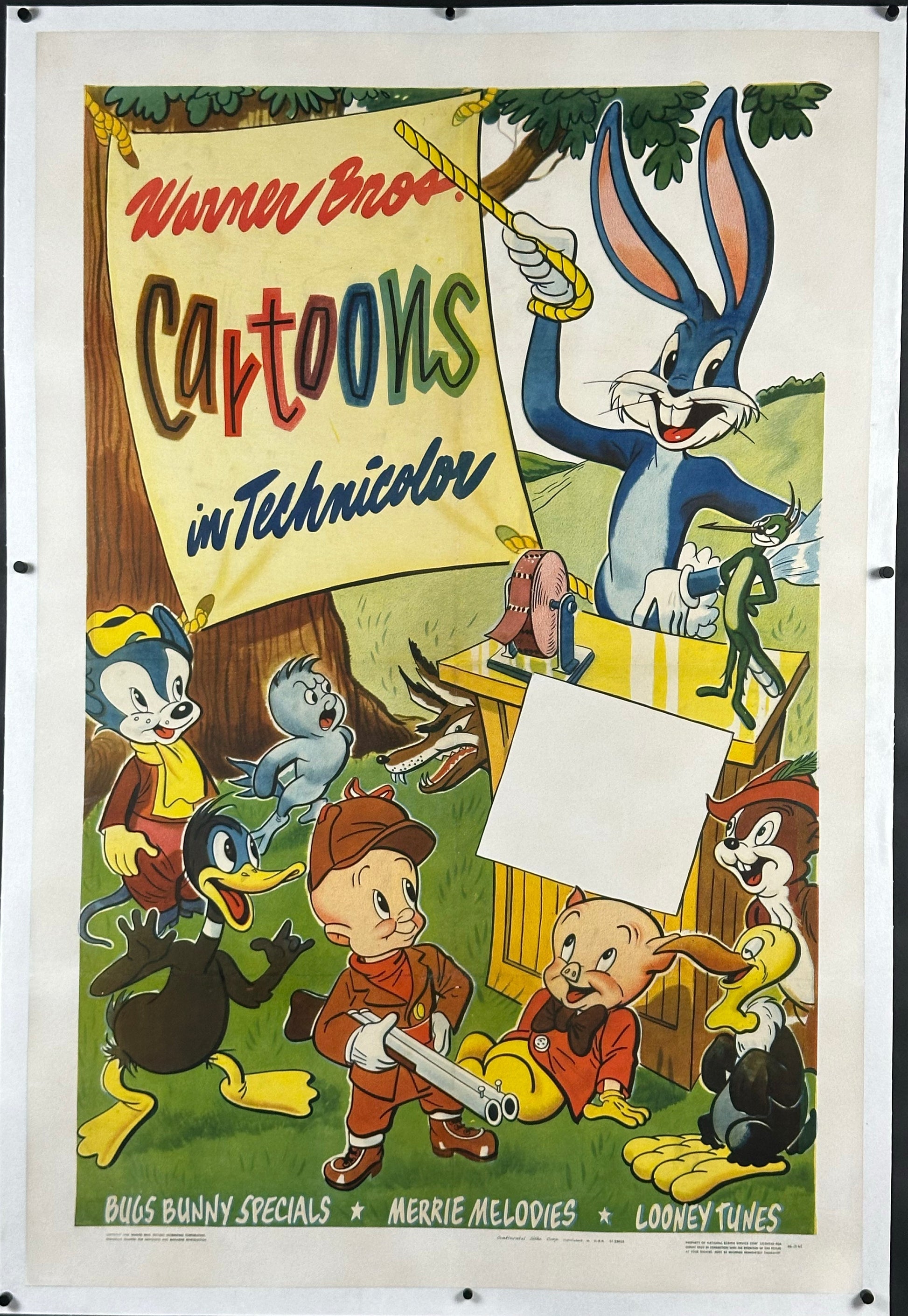 Warner Bros. Cartoons Stock Poster - posterpalace.com