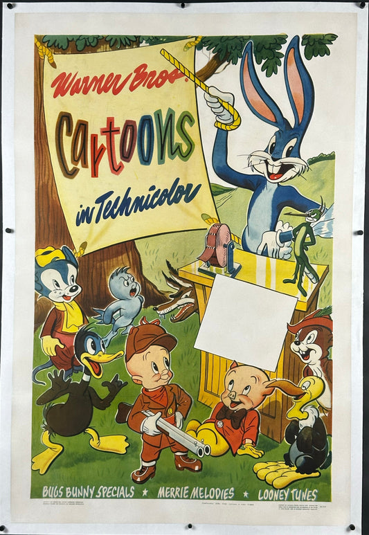 Warner Bros. Cartoons Stock Poster - posterpalace.com