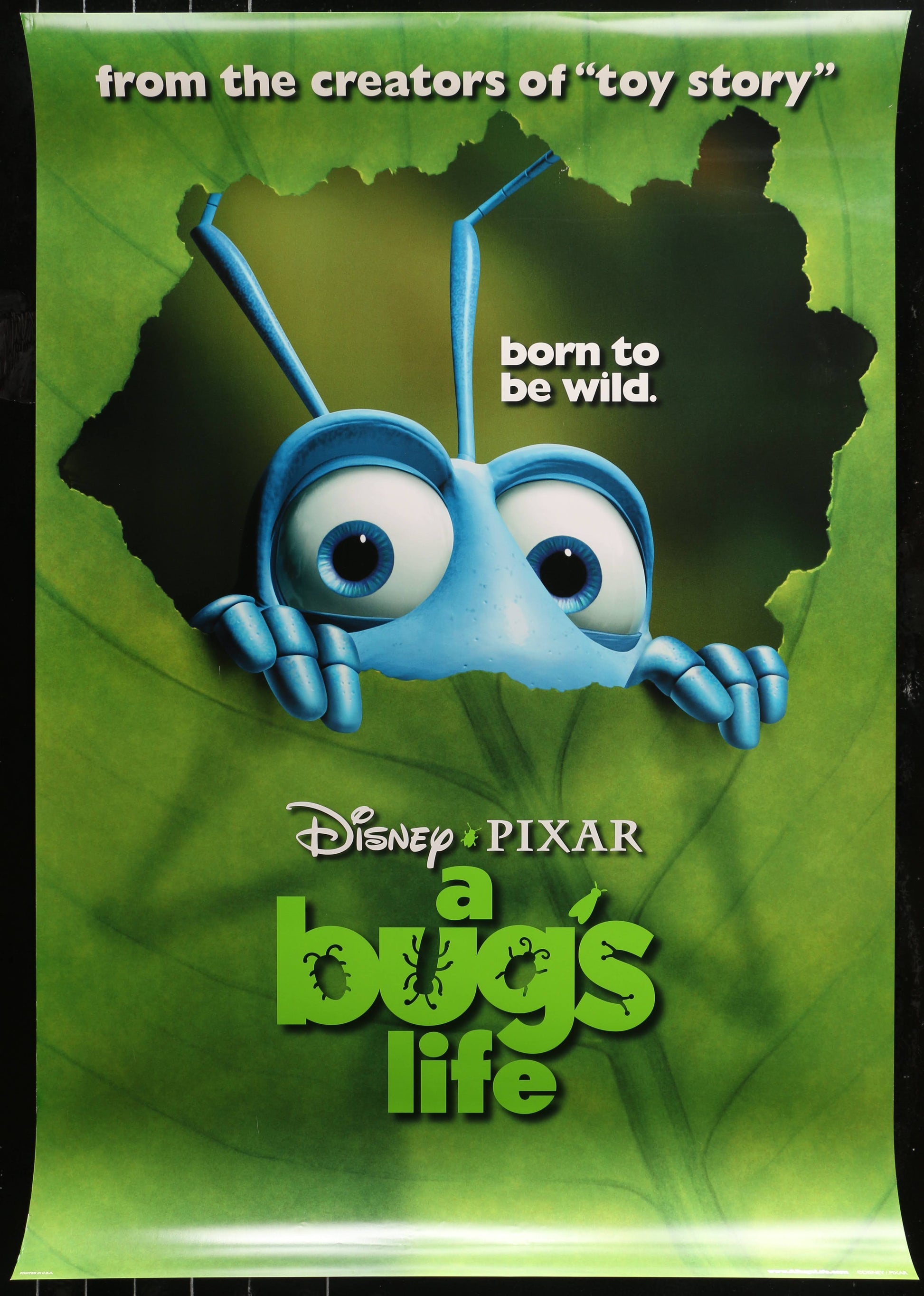 A Bug's Life US One Sheet Teaser Flik Style (1998) - ORIGINAL RELEASE - posterpalace.com