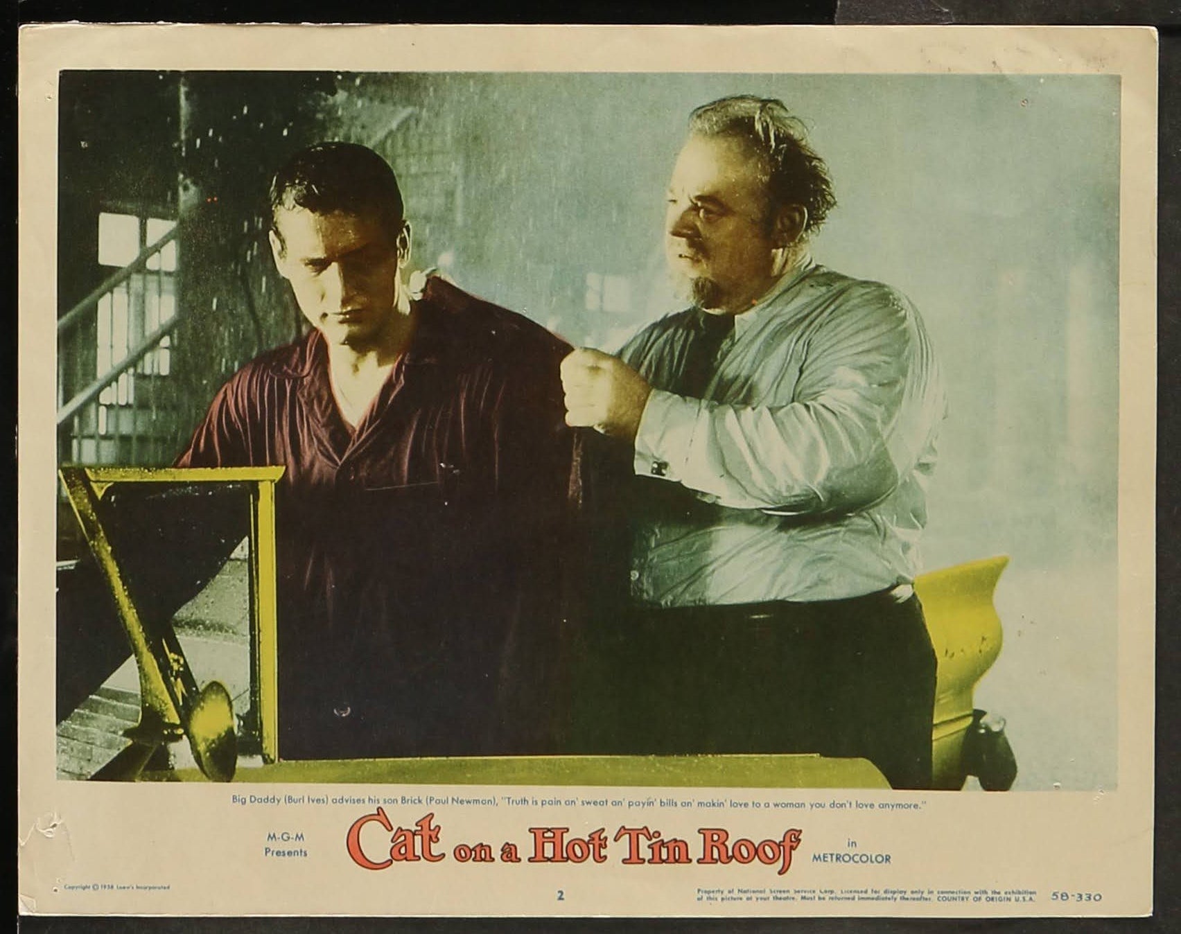 Cat On A Hot Tin Roof US Complete Lobby Card Set (1958) - ORIGINAL RELEASE - posterpalace.com