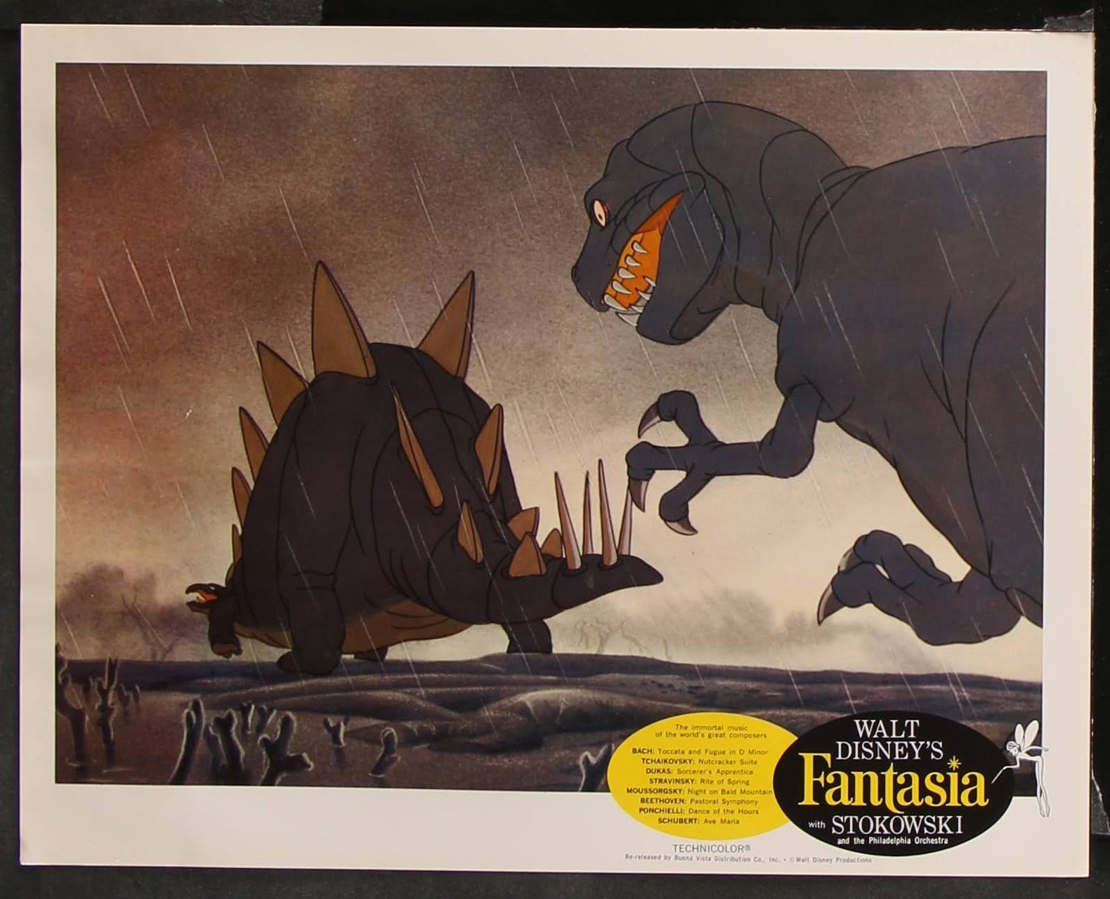 Walt Disney's Fantasia US Complete Lobby Card Set w/ Envelope (R 1963) - posterpalace.com